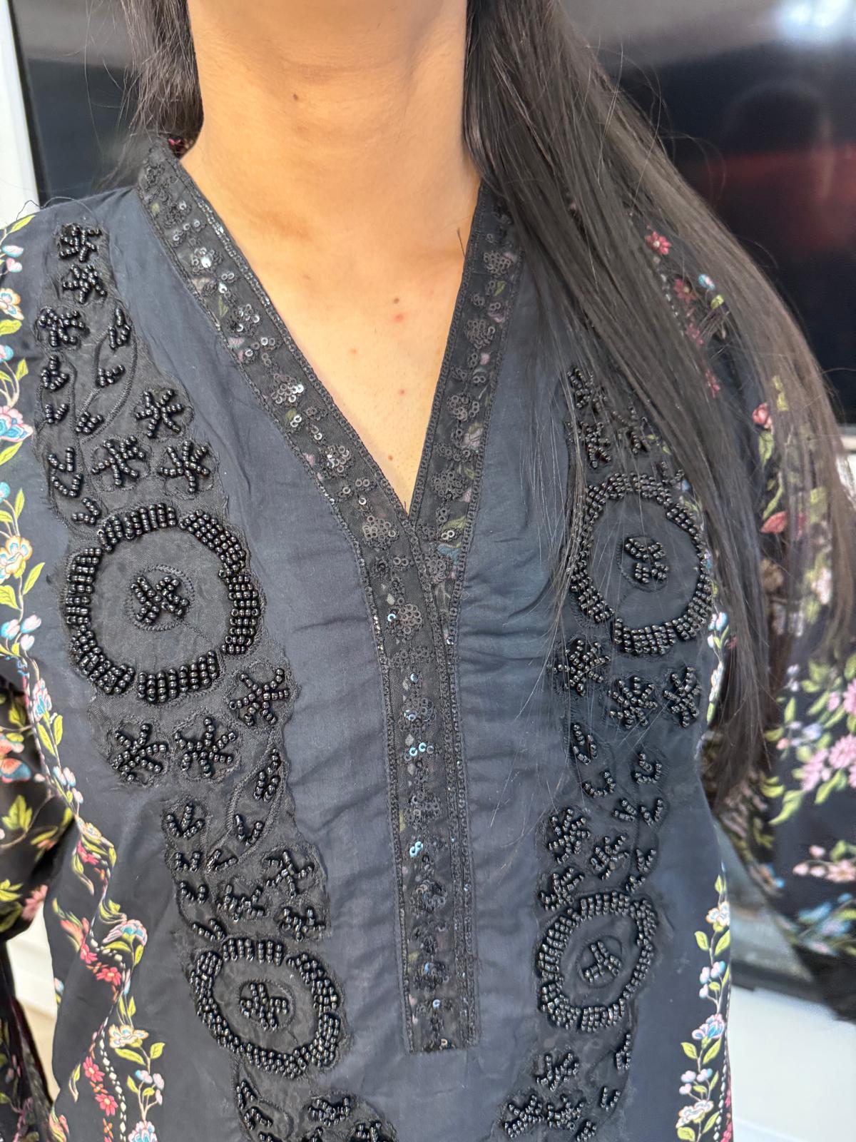 Adeela 3pc Printed Lawn Suit