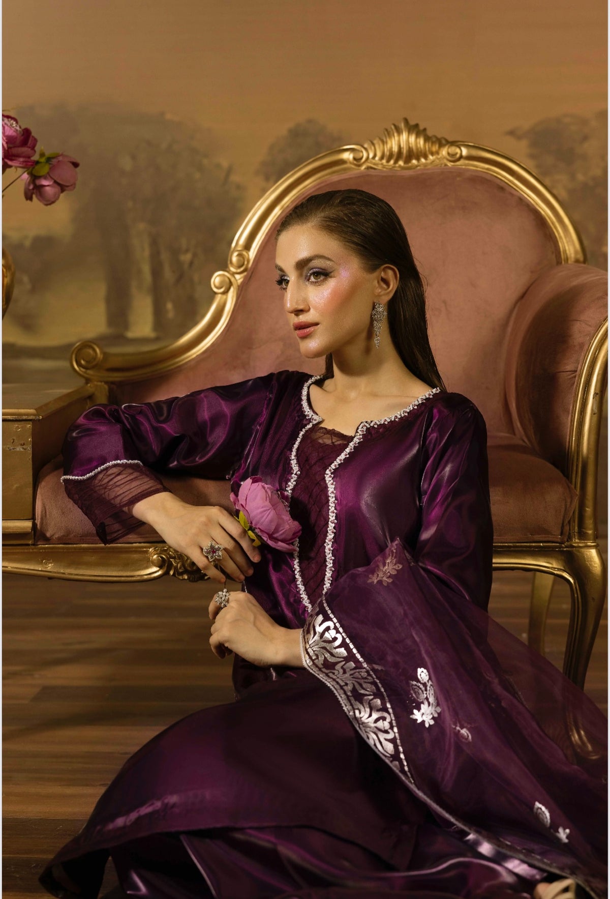 Designer By Ally’s 3pc Luxury Silk U3-E5