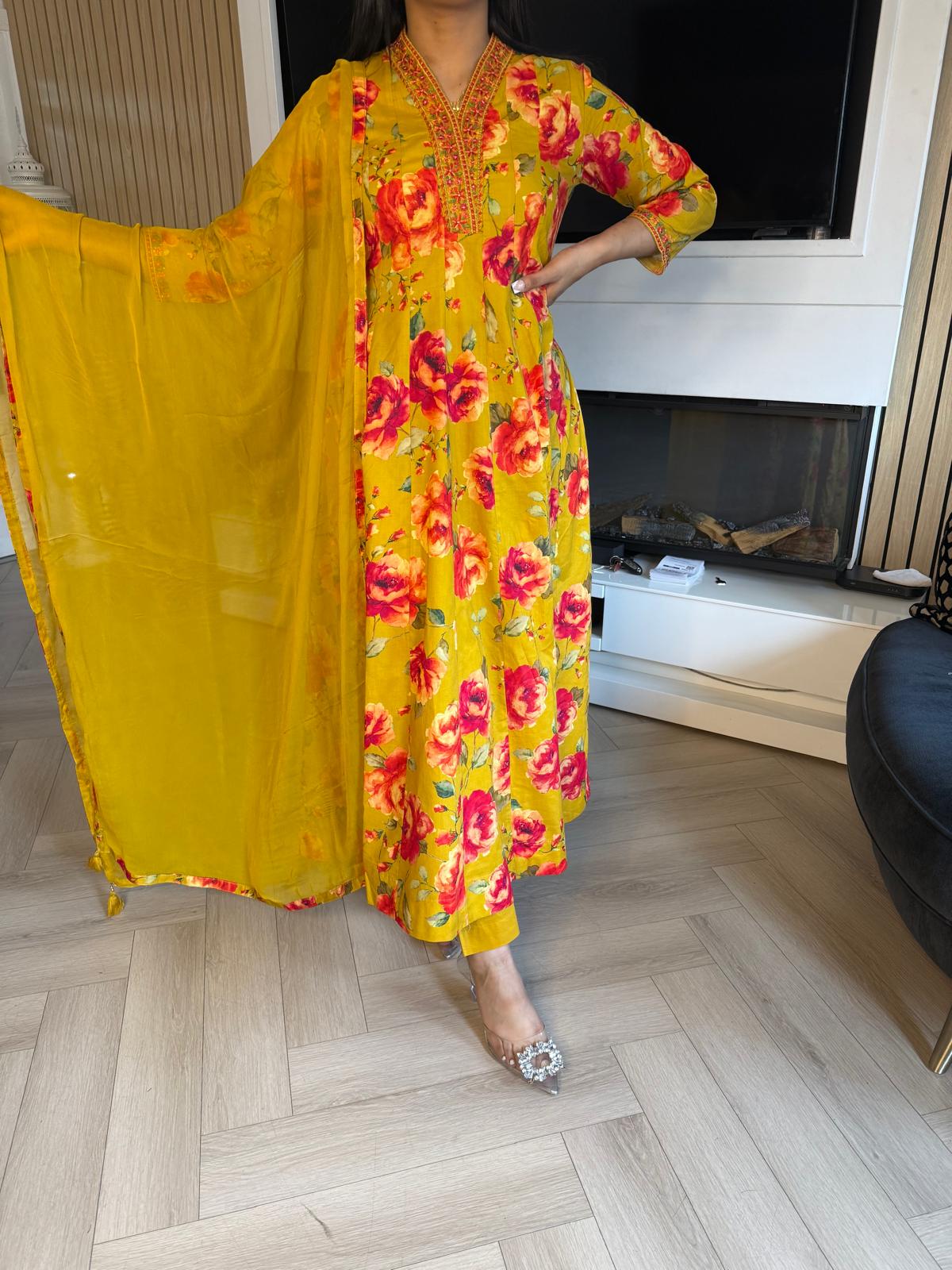 Rana 3pc Indian Cotton Frock