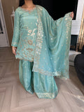 Fariah 3pc Indian Silk Gharara U1-A3