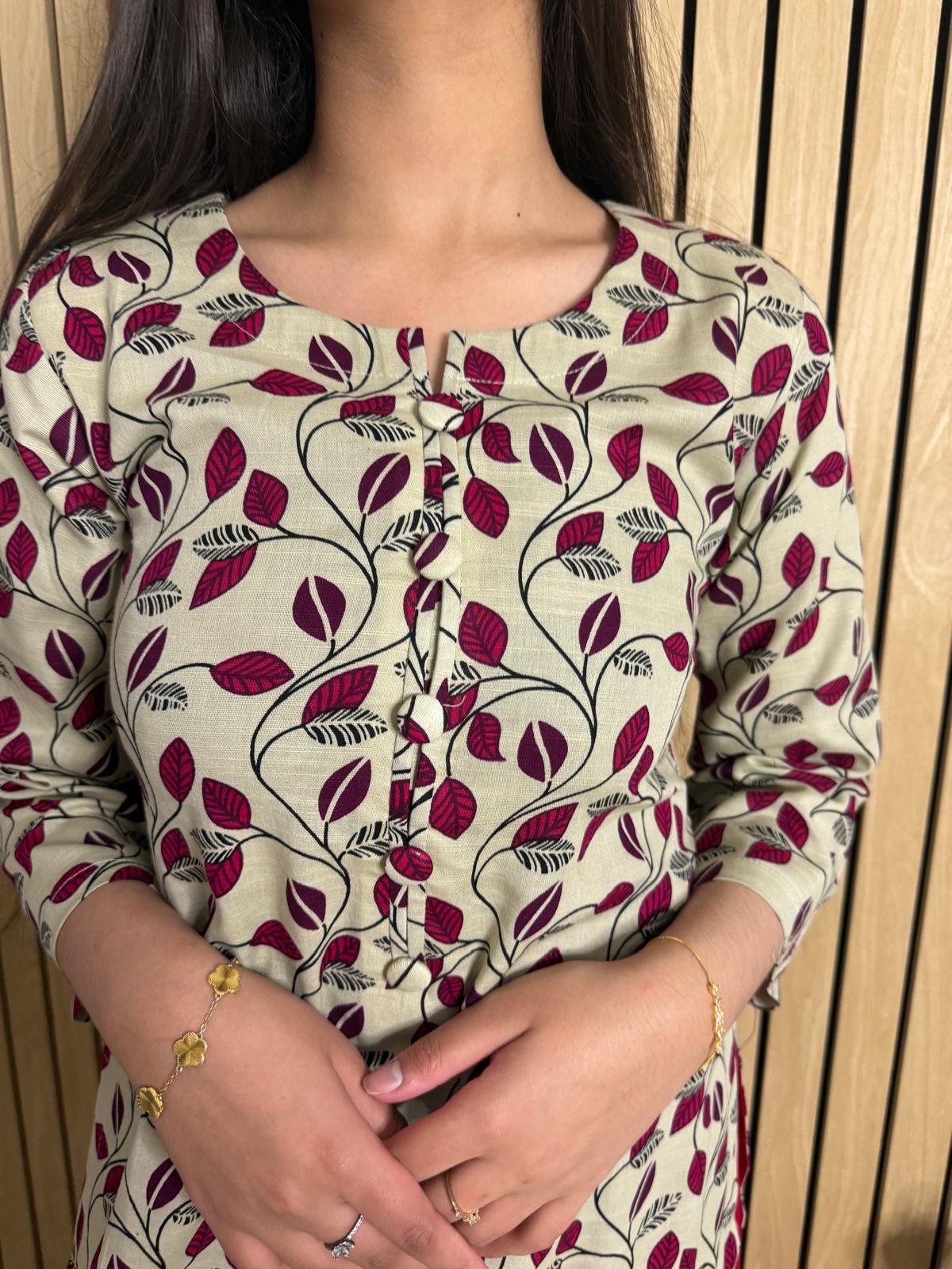 Shela 2pc Soft Khaddar - Printed kameez With  D2-B2
