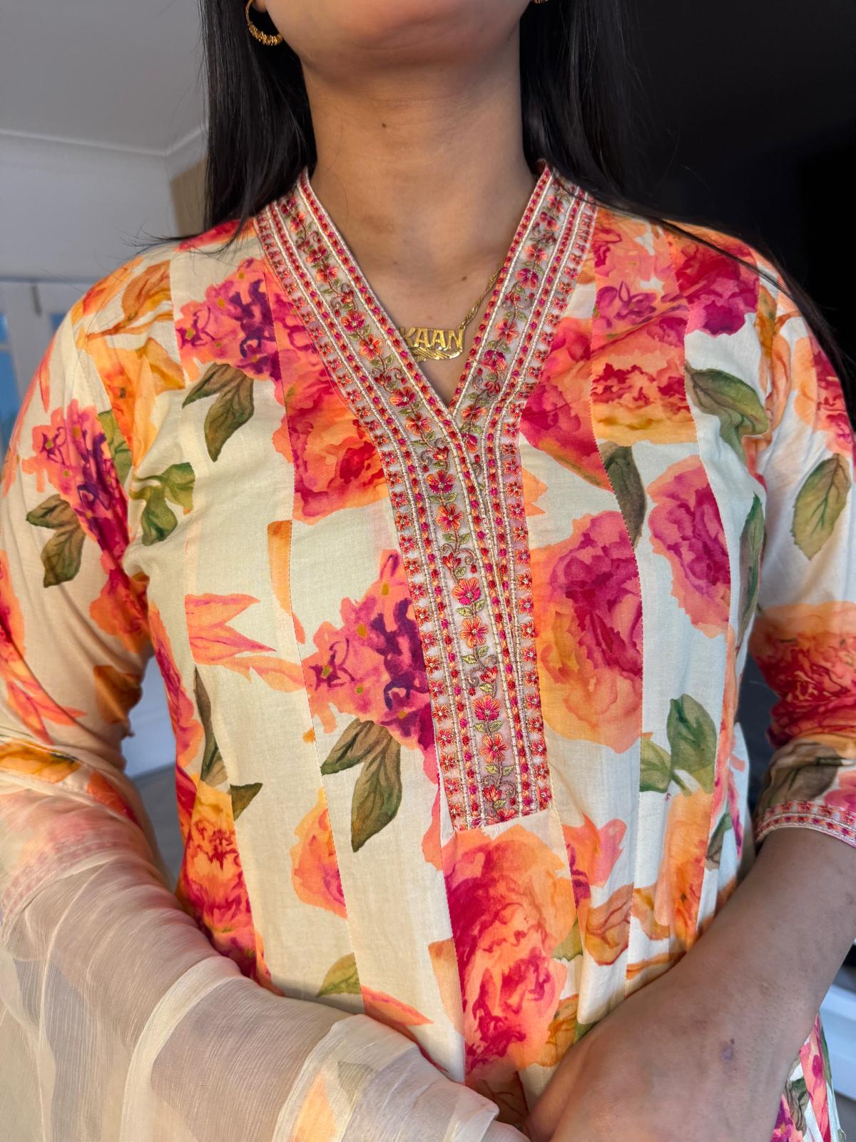 Rana 3pc Indian Cotton Frock