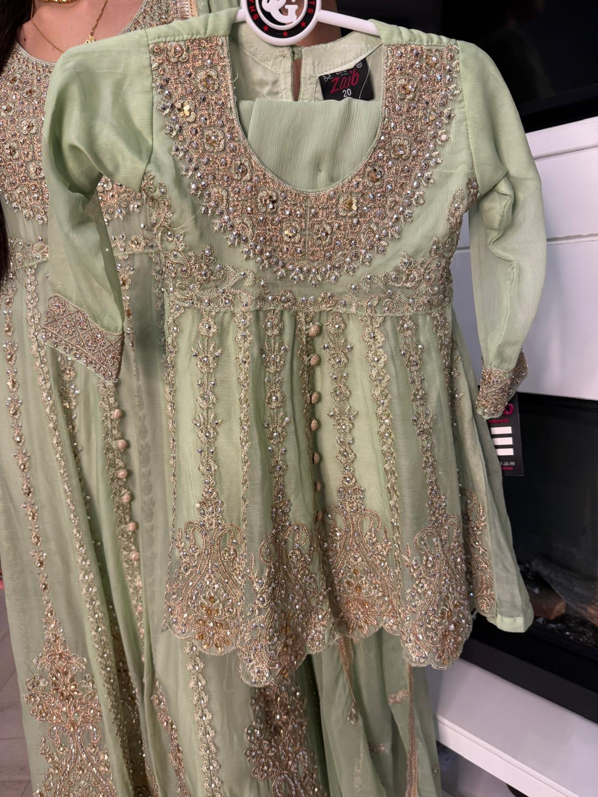 Felisha 3pc Mother & Daughter Frock
