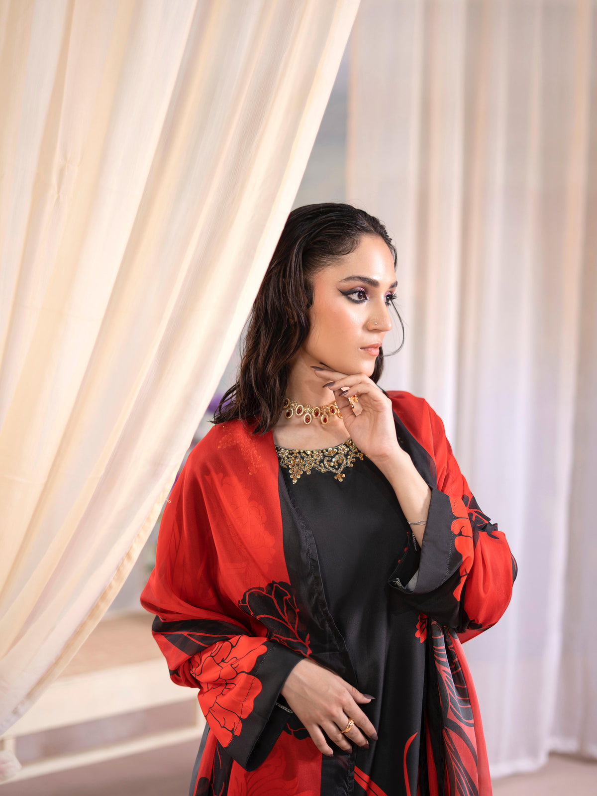 Neha 3pc Grip Silk Suits  By Raniya