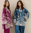 Adans lawn 2pc stitched Embroidered co ords with matching trouser