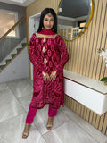 Hamida 3pc Palachi Suit With Cut Out Detailing U2-A1