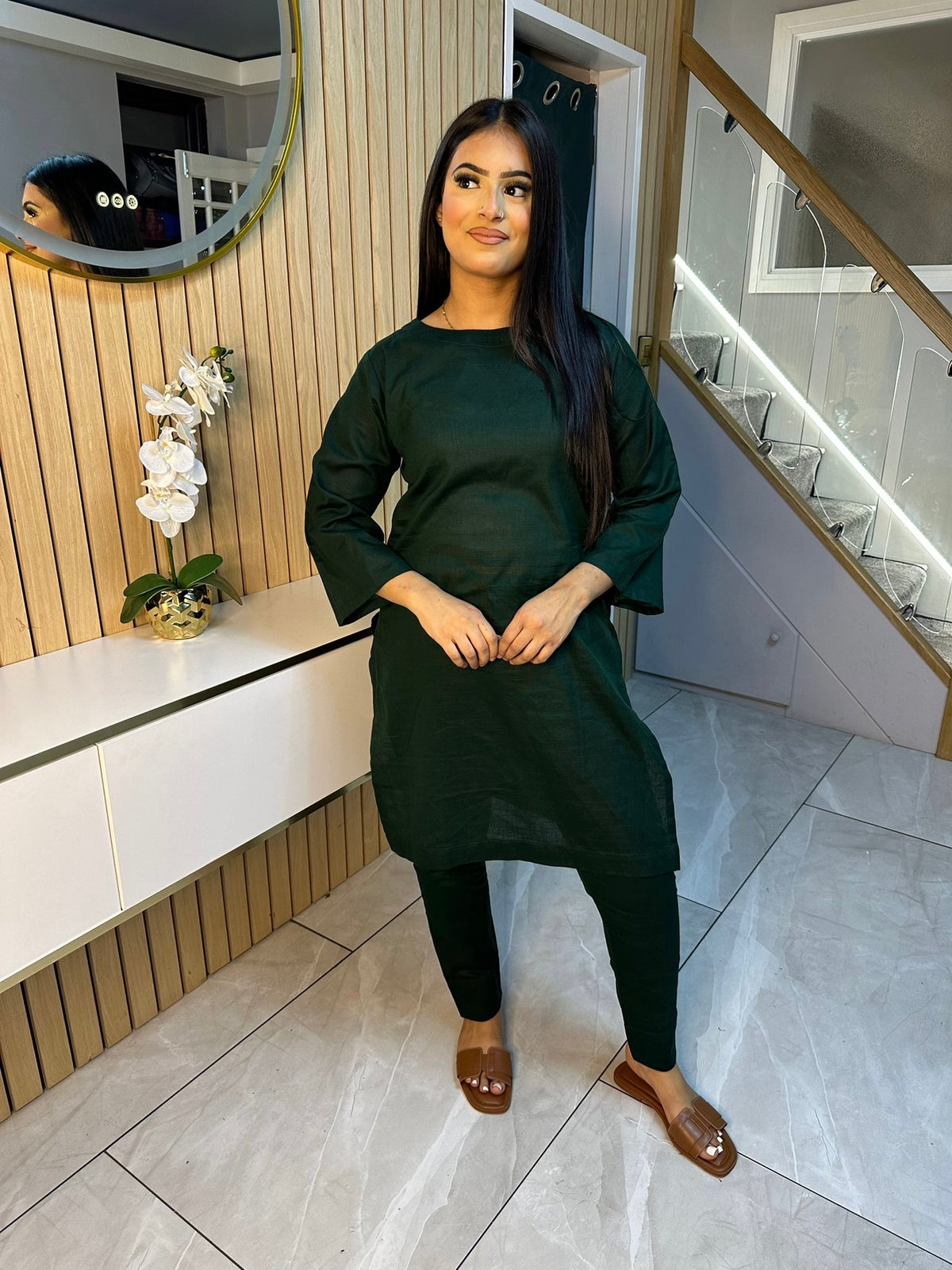 Zee Khaddar Co-ord - Emerald