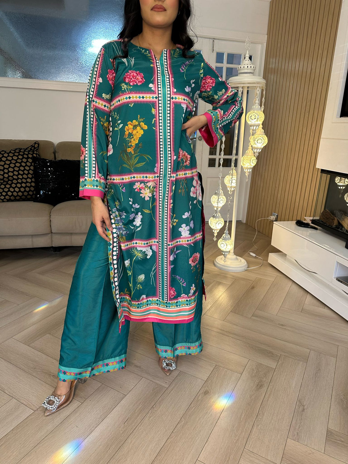 Designer By Ally’s Silk 2pc Co-Ord D1-C