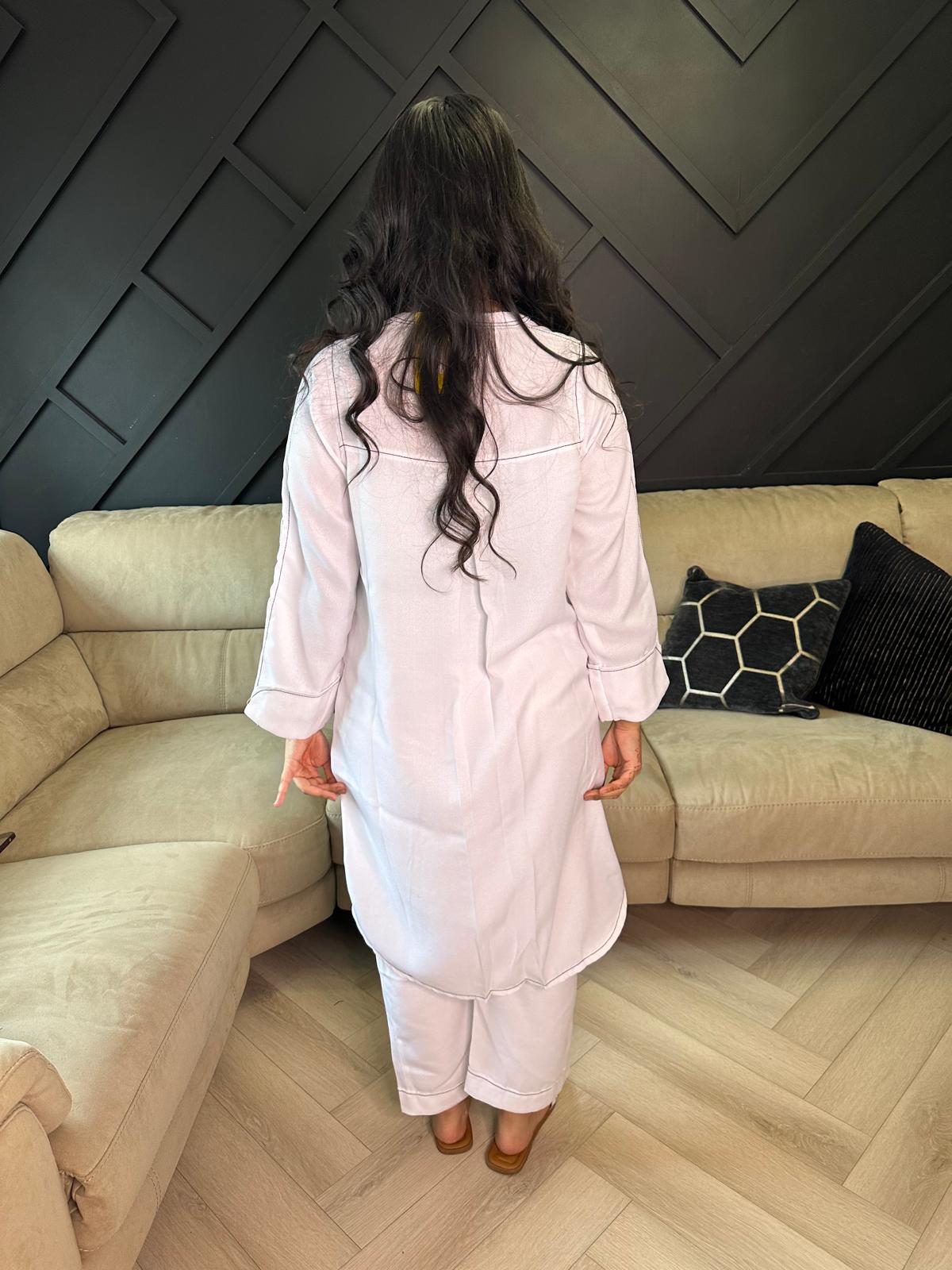 Sana Safinaz Co-ord - White