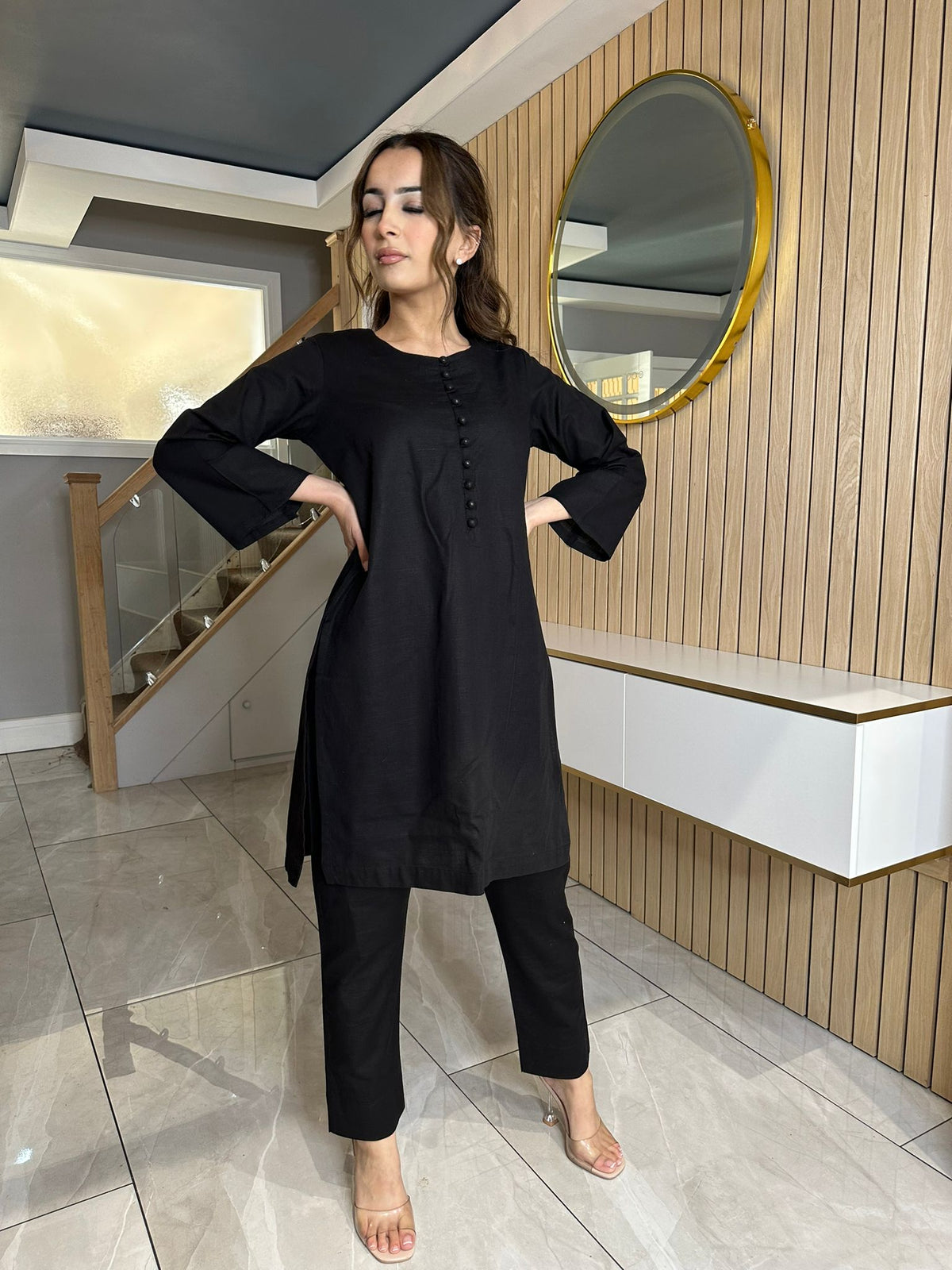 Sophie Khaddar Co-ord - Black