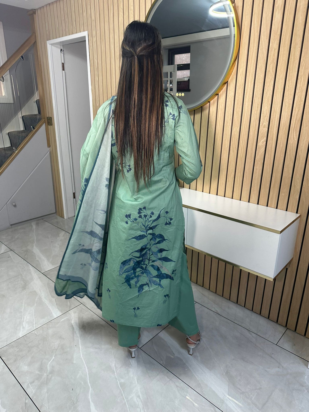 Yana 3pc Indian Cotton Kameez U2-E4/5