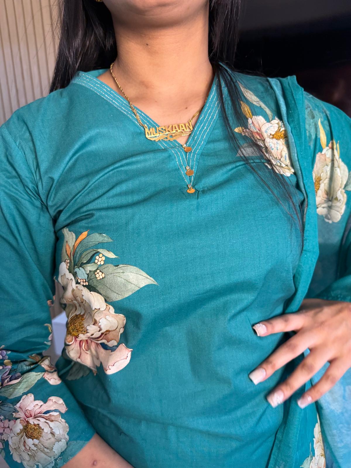 Yana 3pc Indian Cotton Kameez U2-E4/5