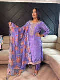 Faryal Floral - Lilac