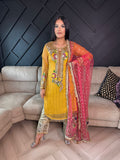 Khuda Baksh - Yellow and Pink U3-F4