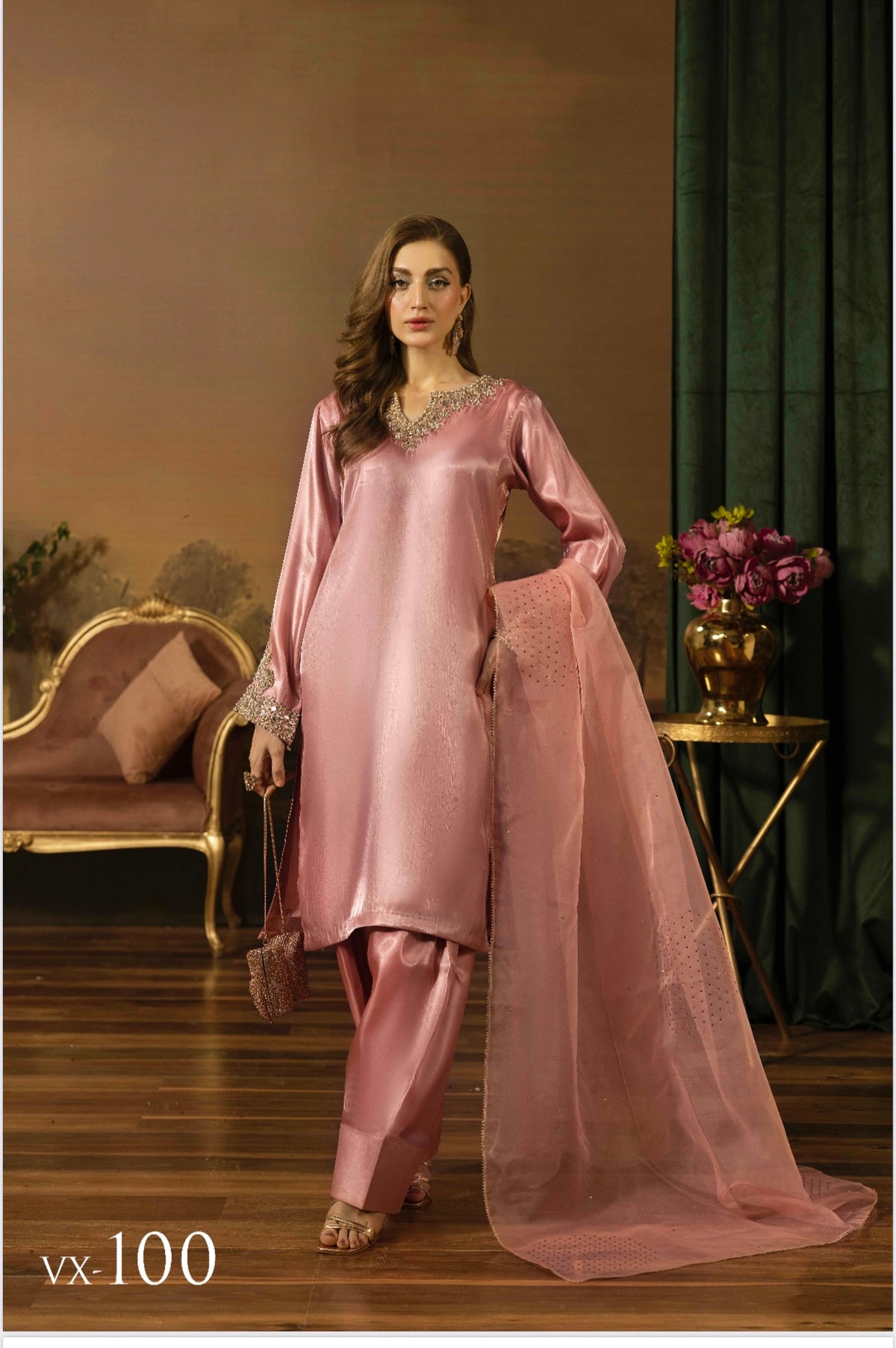 Designer By Ally’s 3pc Luxury Silk U3-E5