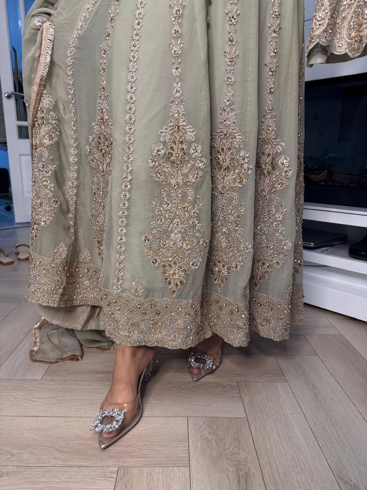 Felisha 3pc Mother & Daughter Frock