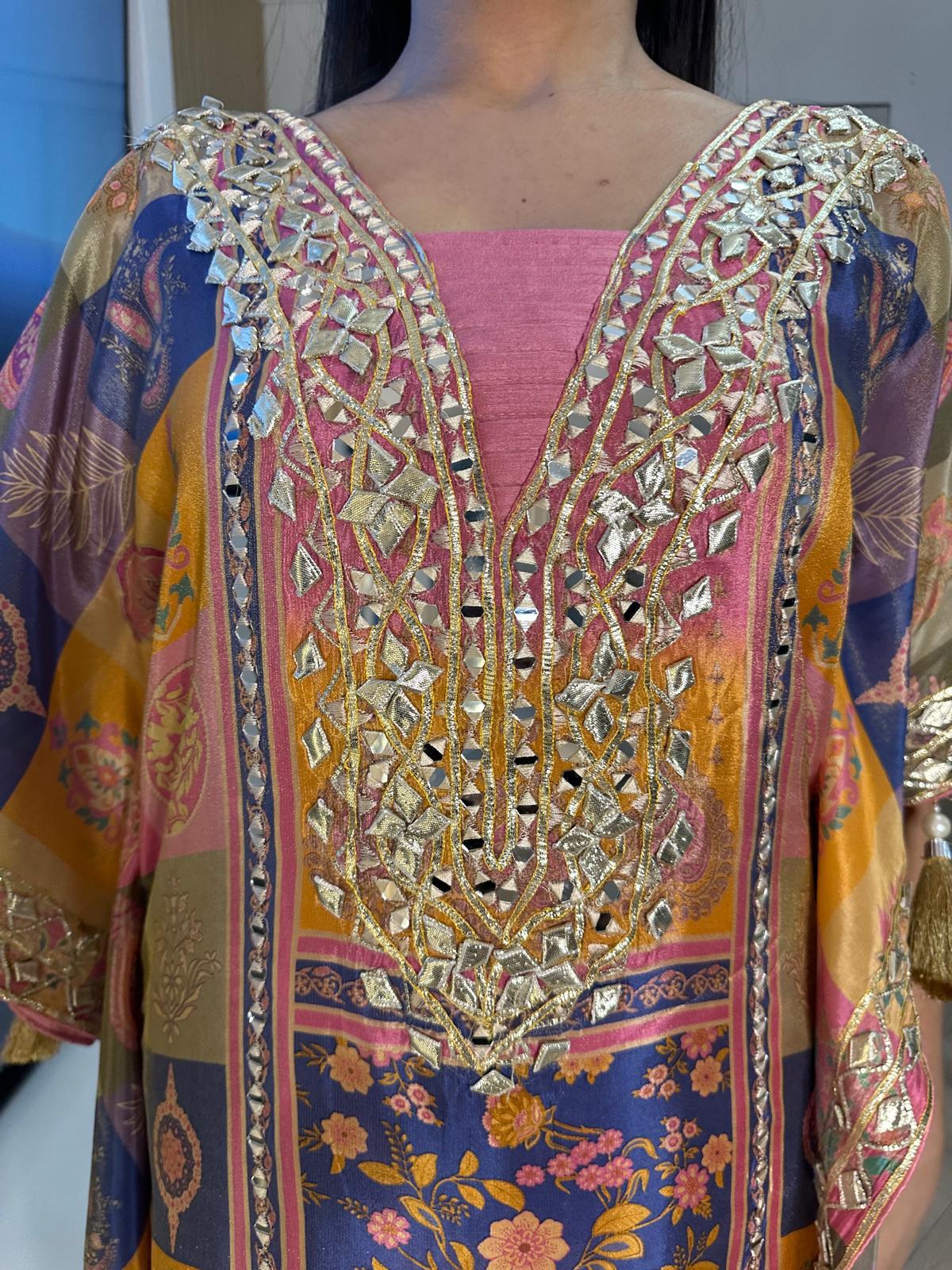 Daria 2pc Indian Silk Kaftan