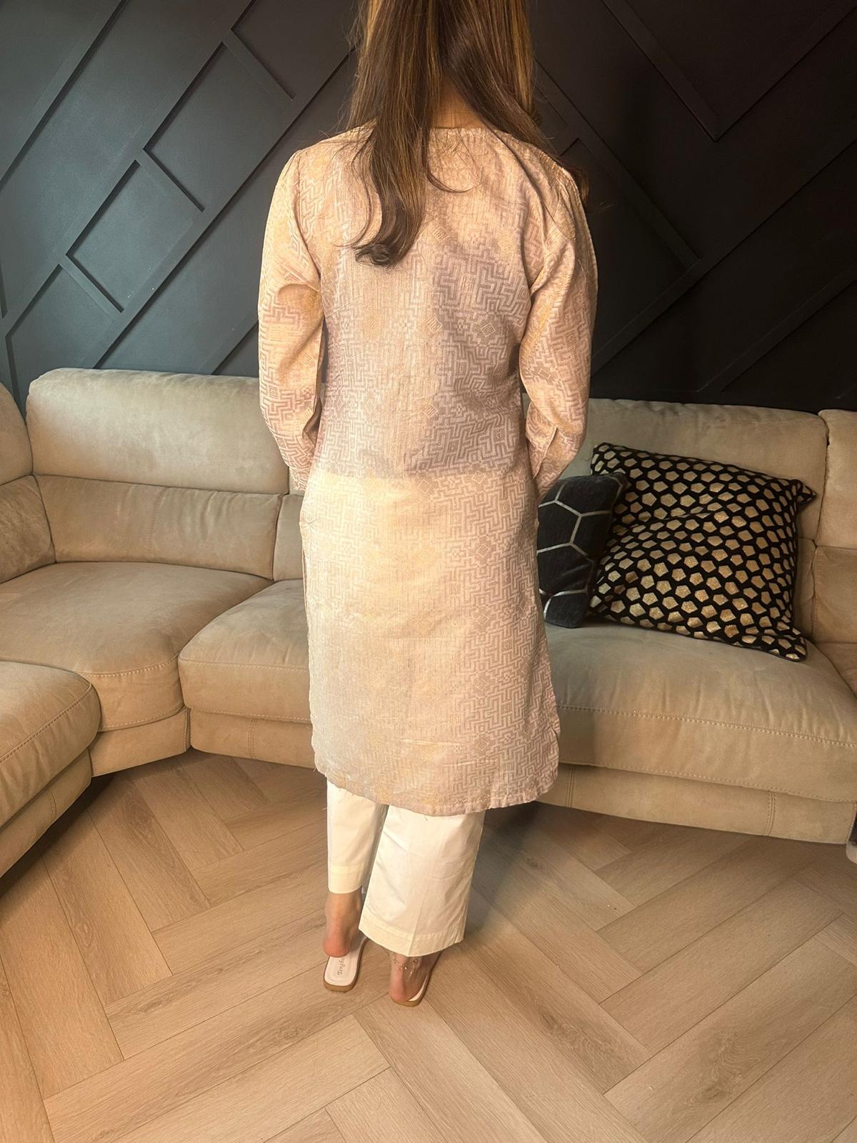 Sale Raniya Kurta - Grey