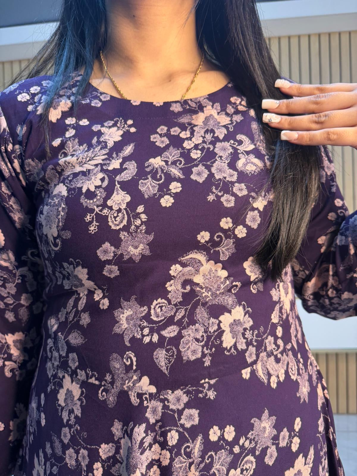 Hinan Umbrella Frock With Plazzo Trouser