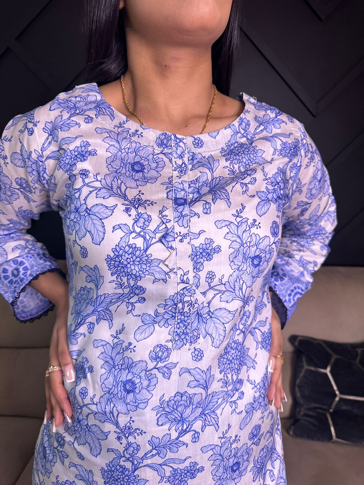 Erena 2Pc - Blue Floral