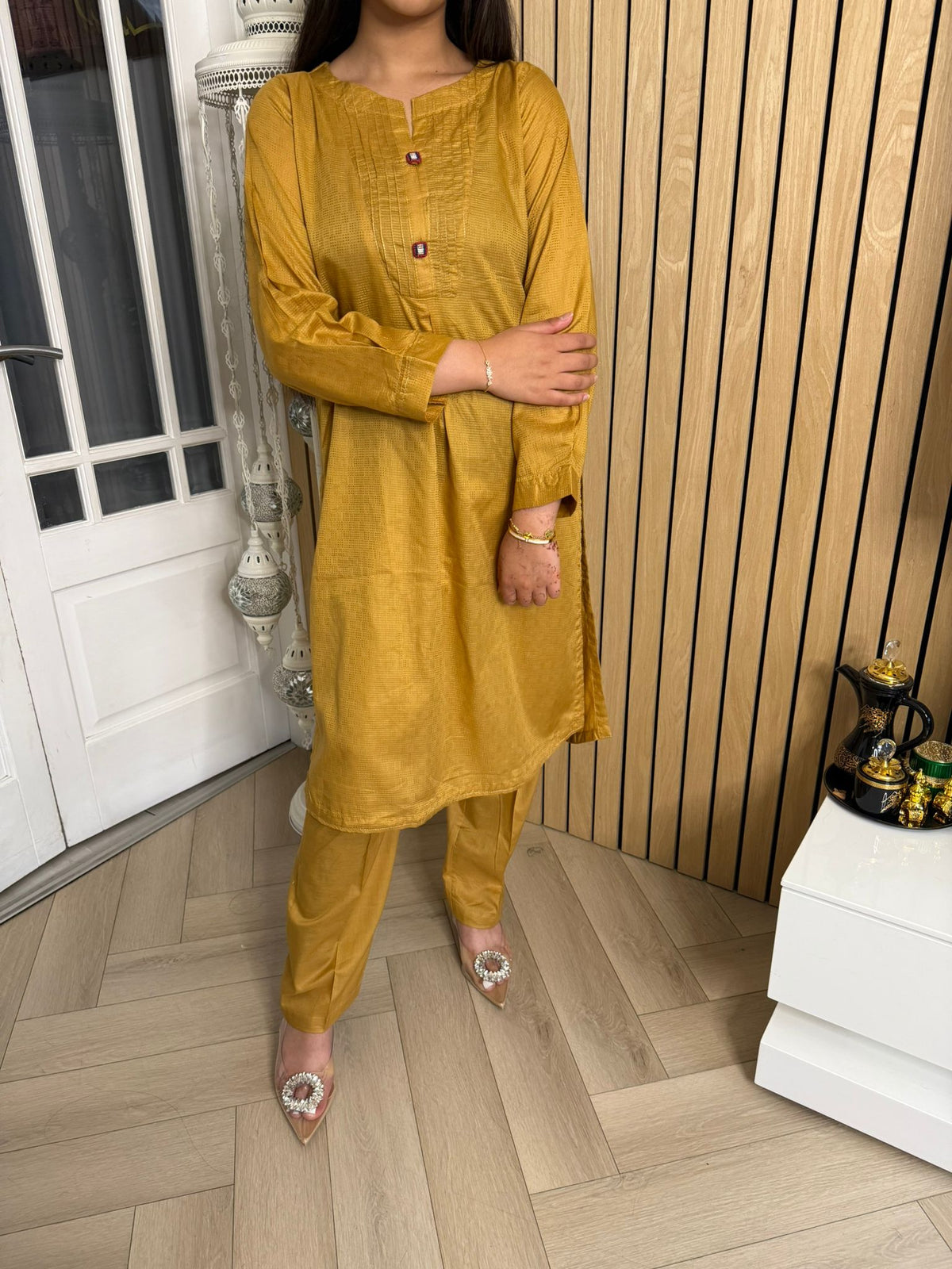 Nazma 2pc Plain Lawn Suit U3-B4