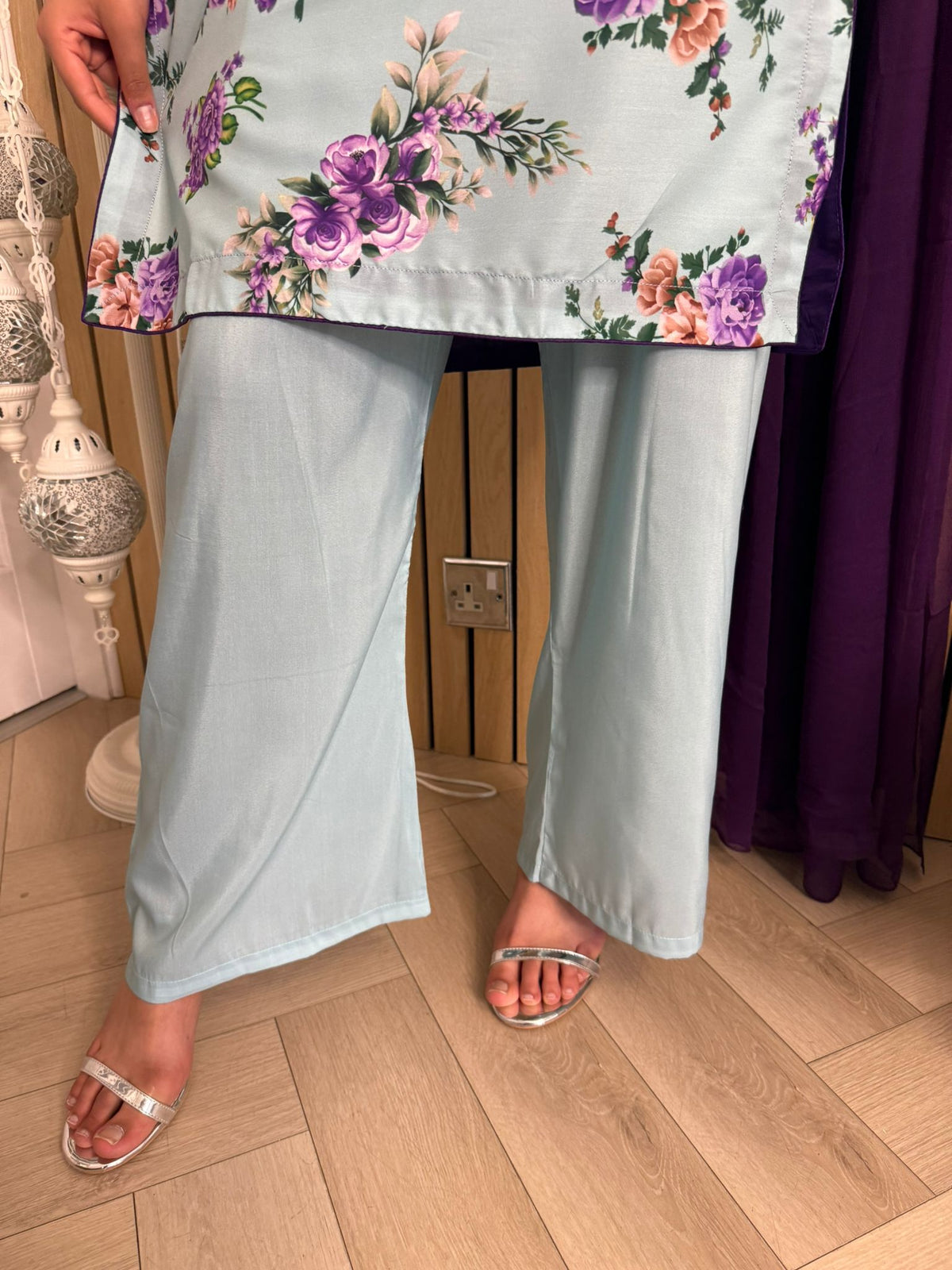 Nuha 3pc Floral Printed Suit