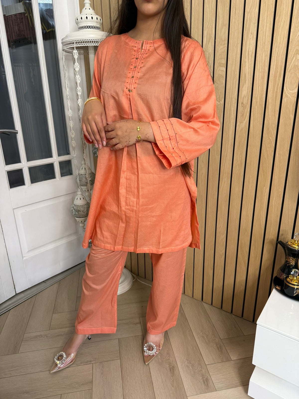 Nazma 2pc Plain Lawn Suit U3-B4