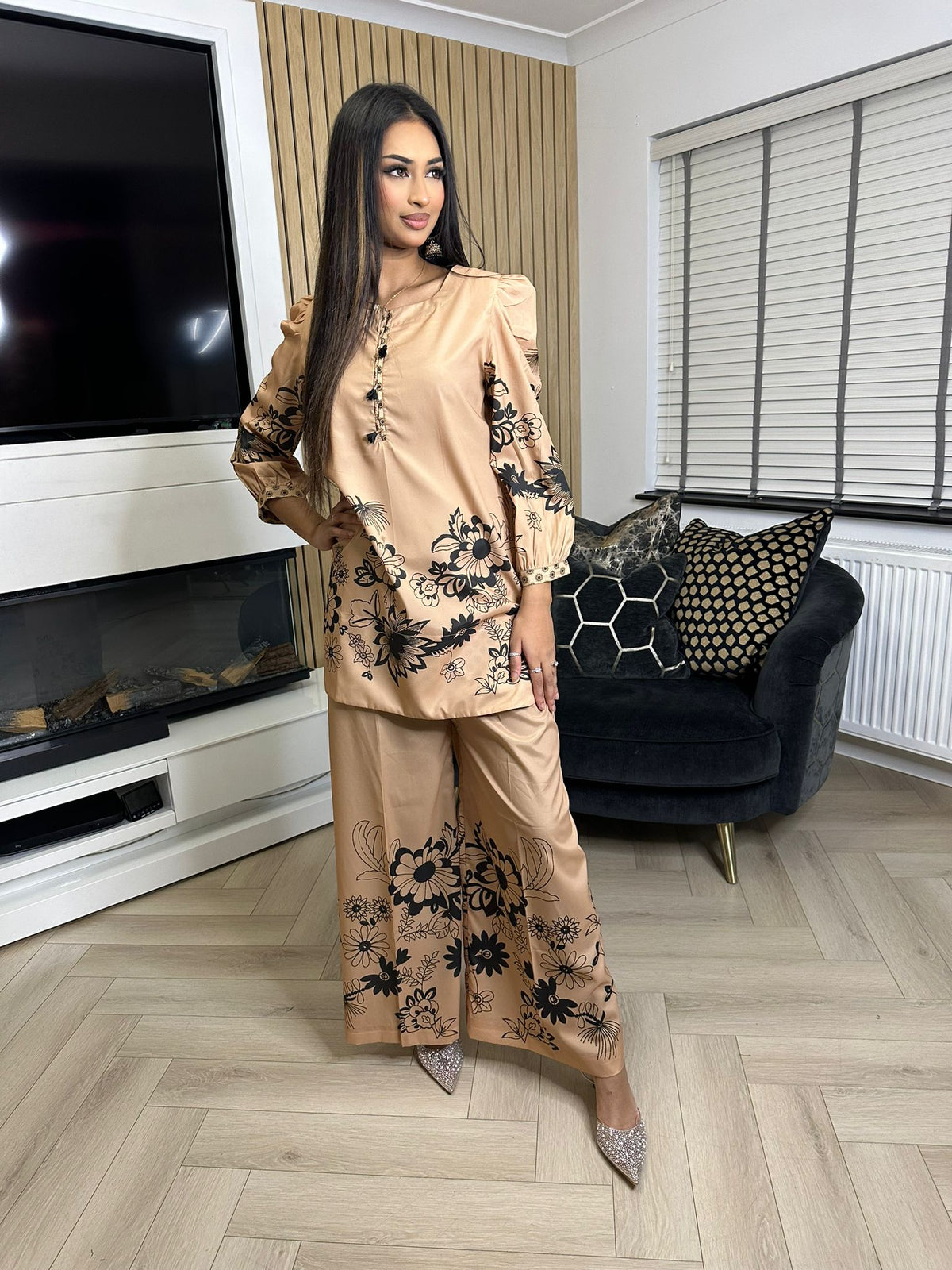 Designer By Raniya Chloé 2pc Silk Co-Ord