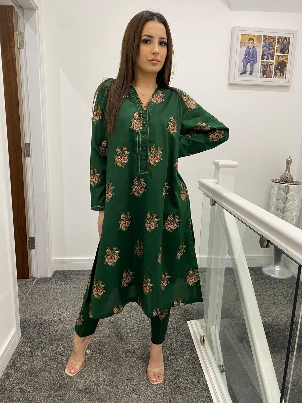 Designer By Khaadi co-ord-Emerald U5-A4