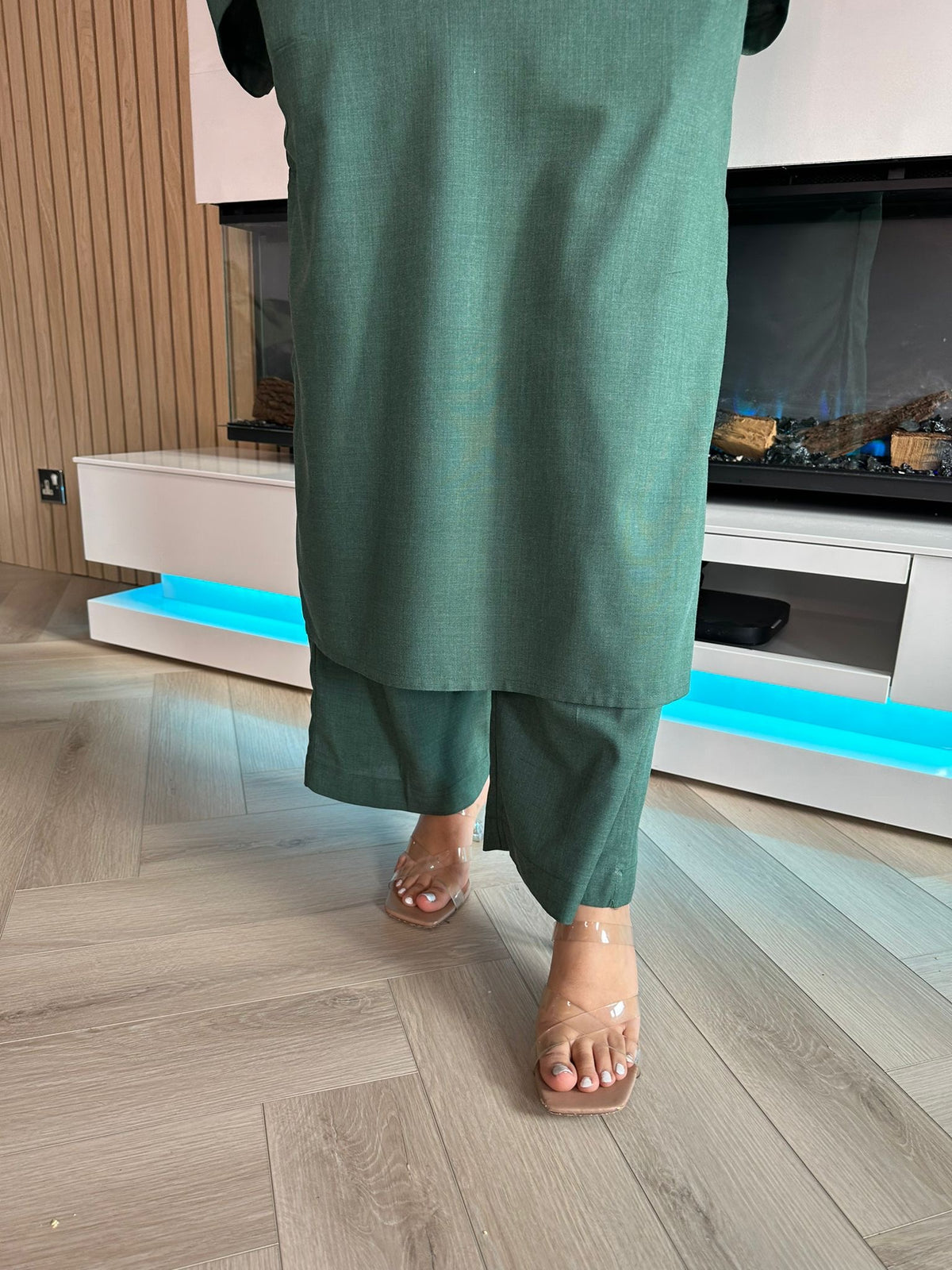 Ethnic Co-ord - Green U5-A5