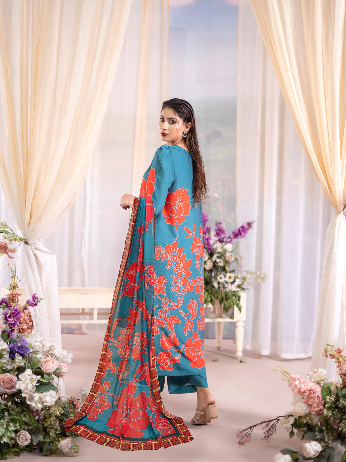 Neha 3pc Grip Silk Suits  By Raniya