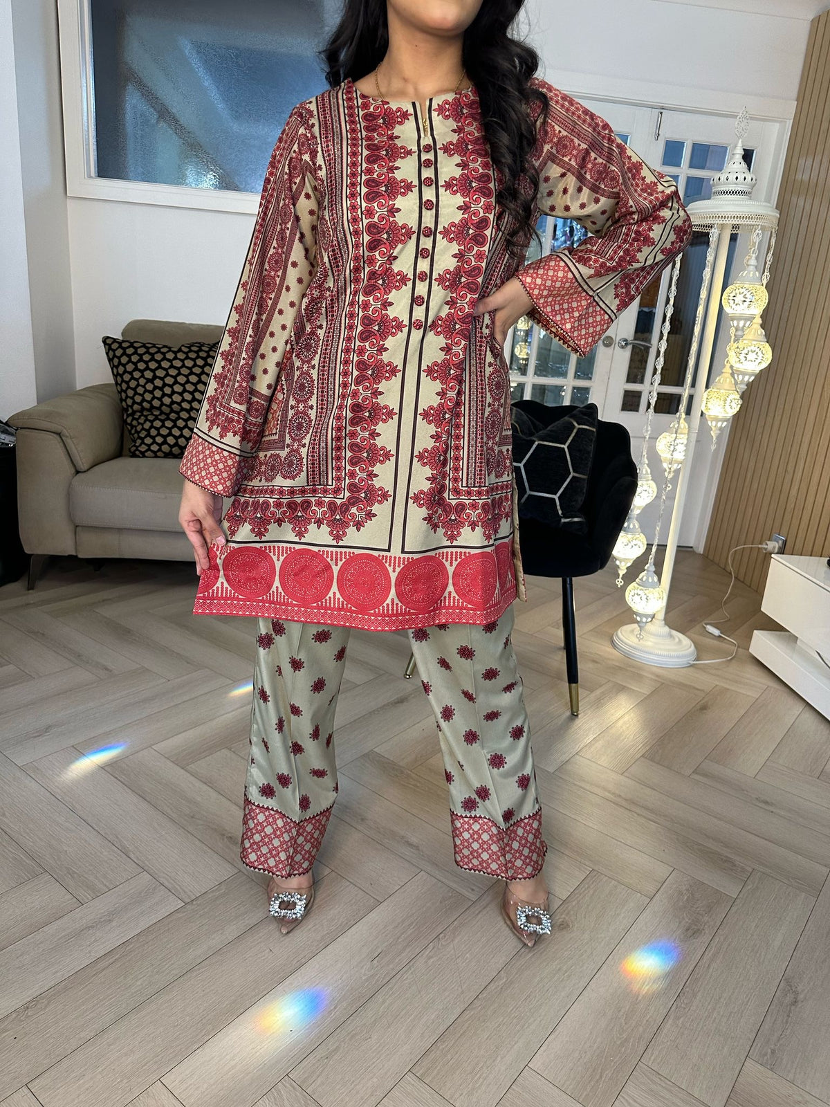 Designer By Ally’s Silk 2pc Co-Ord D1-C