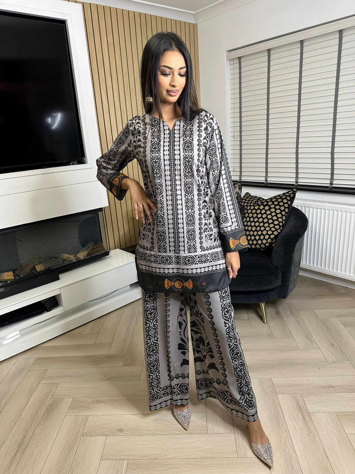 Designer By Raniya Chloé 2pc Silk Co-Ord