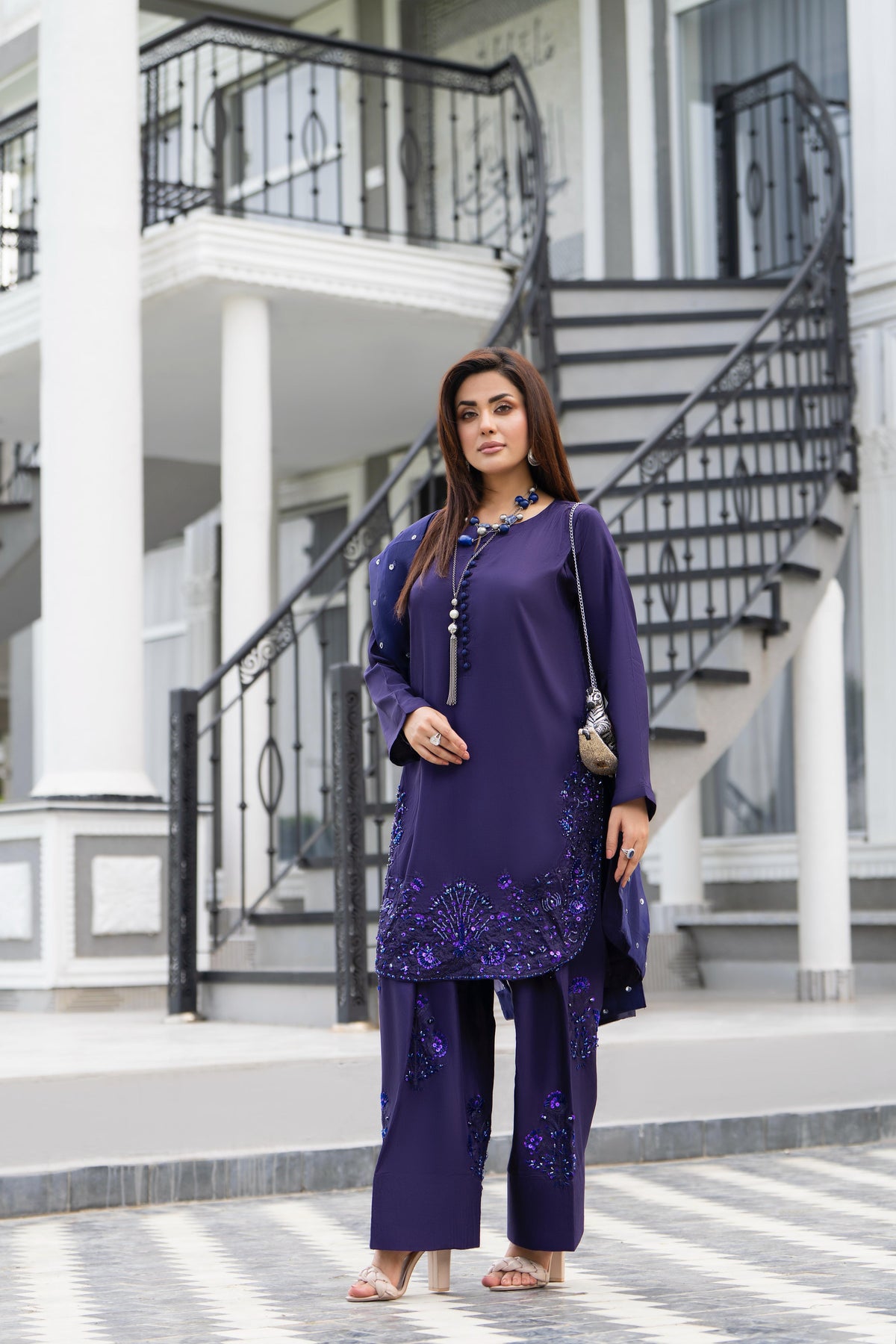 Zimal Farshi Silk Suits by Raniya.H