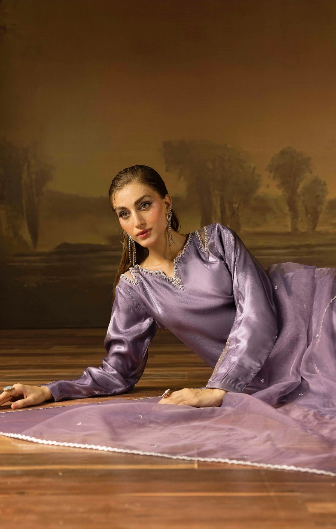 Designer By Ally’s 3pc Luxury Silk U3-E5