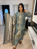Designer By Ally’s 3pc Soft Khaddar Suit D2-H2