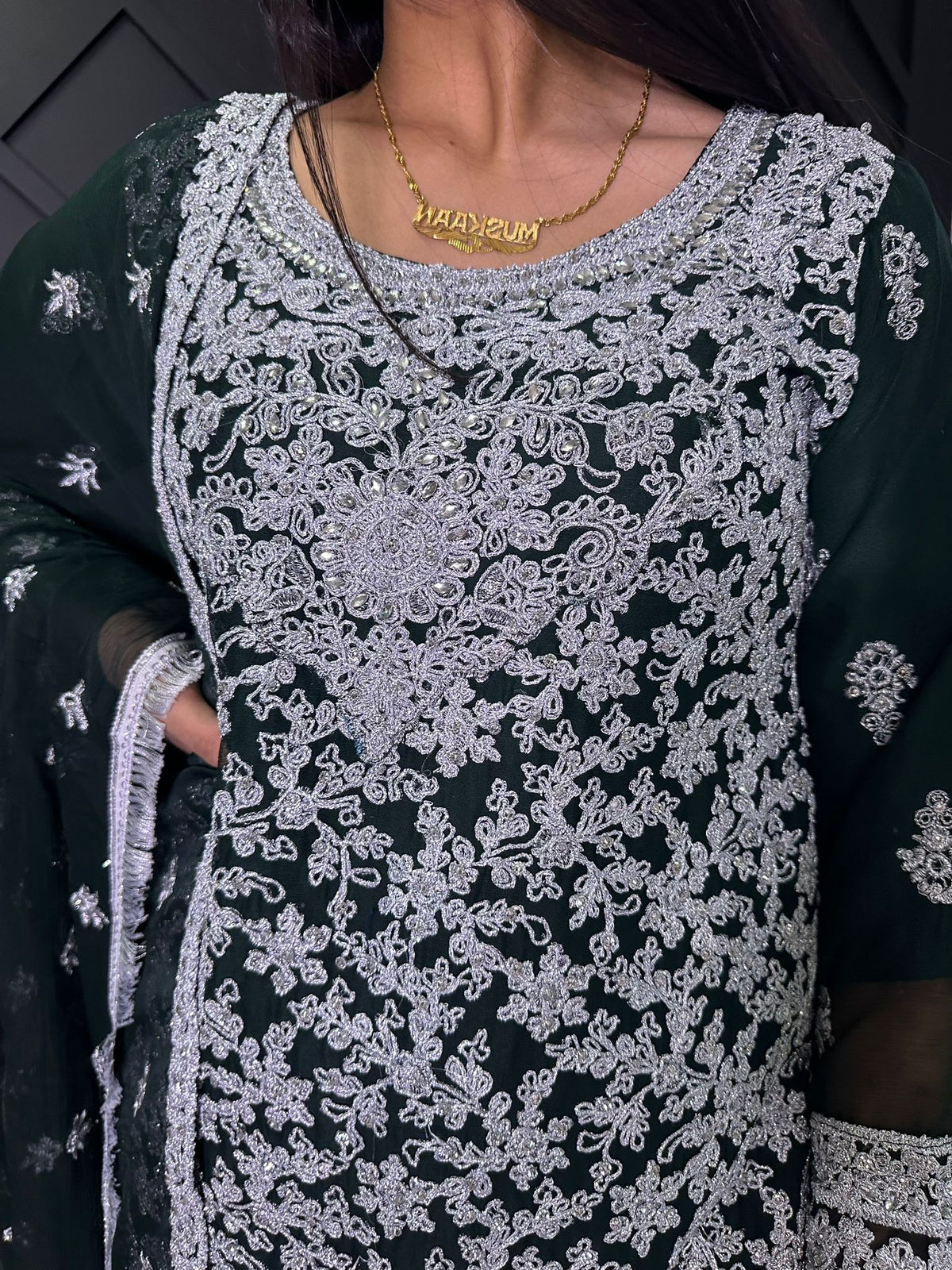 Jasmine Gharara - Emerald