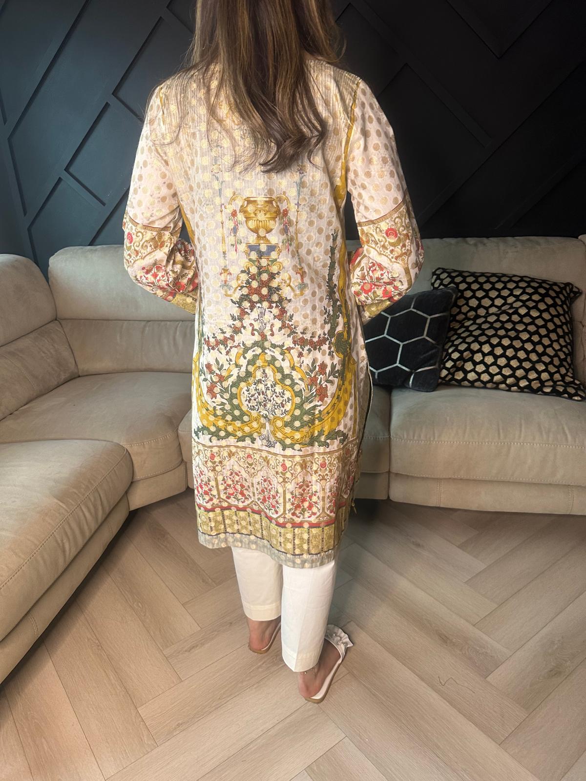 Sale Kurta - Cream