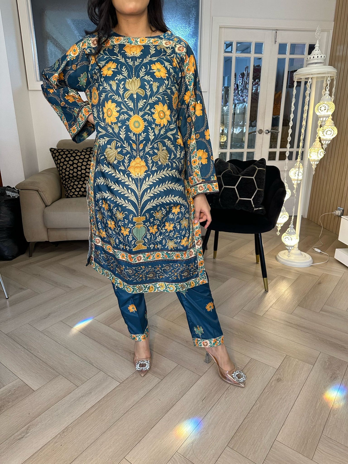 Designer By Ally’s Silk 2pc Co-Ord D1-C