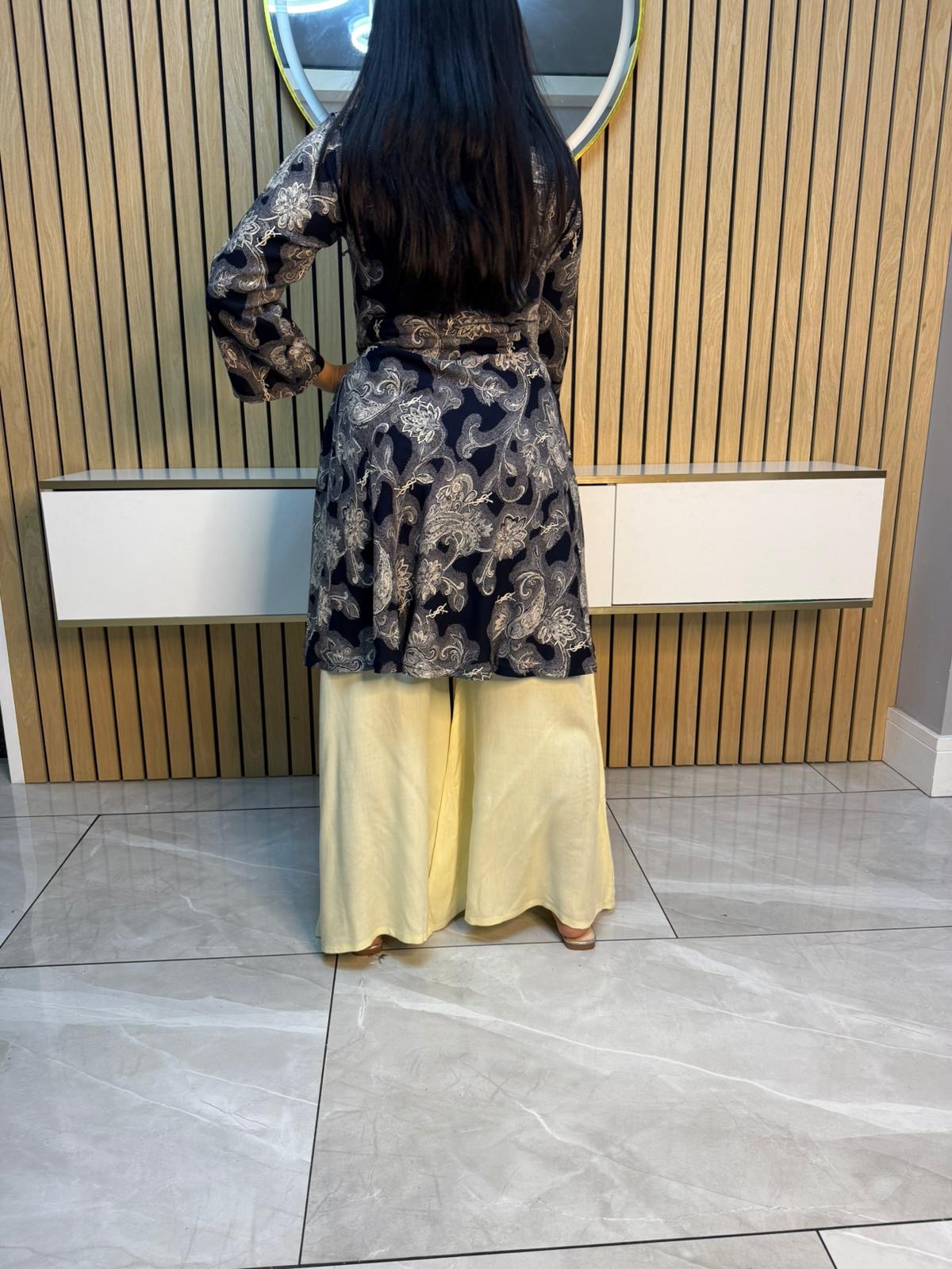 Hinan Umbrella Frock With Plazzo Trouser