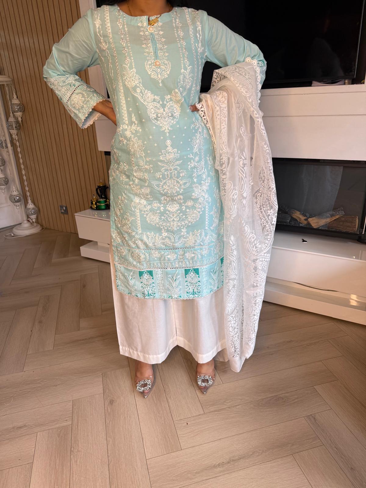 Gulnaar 3pc Summer Suits by Heera