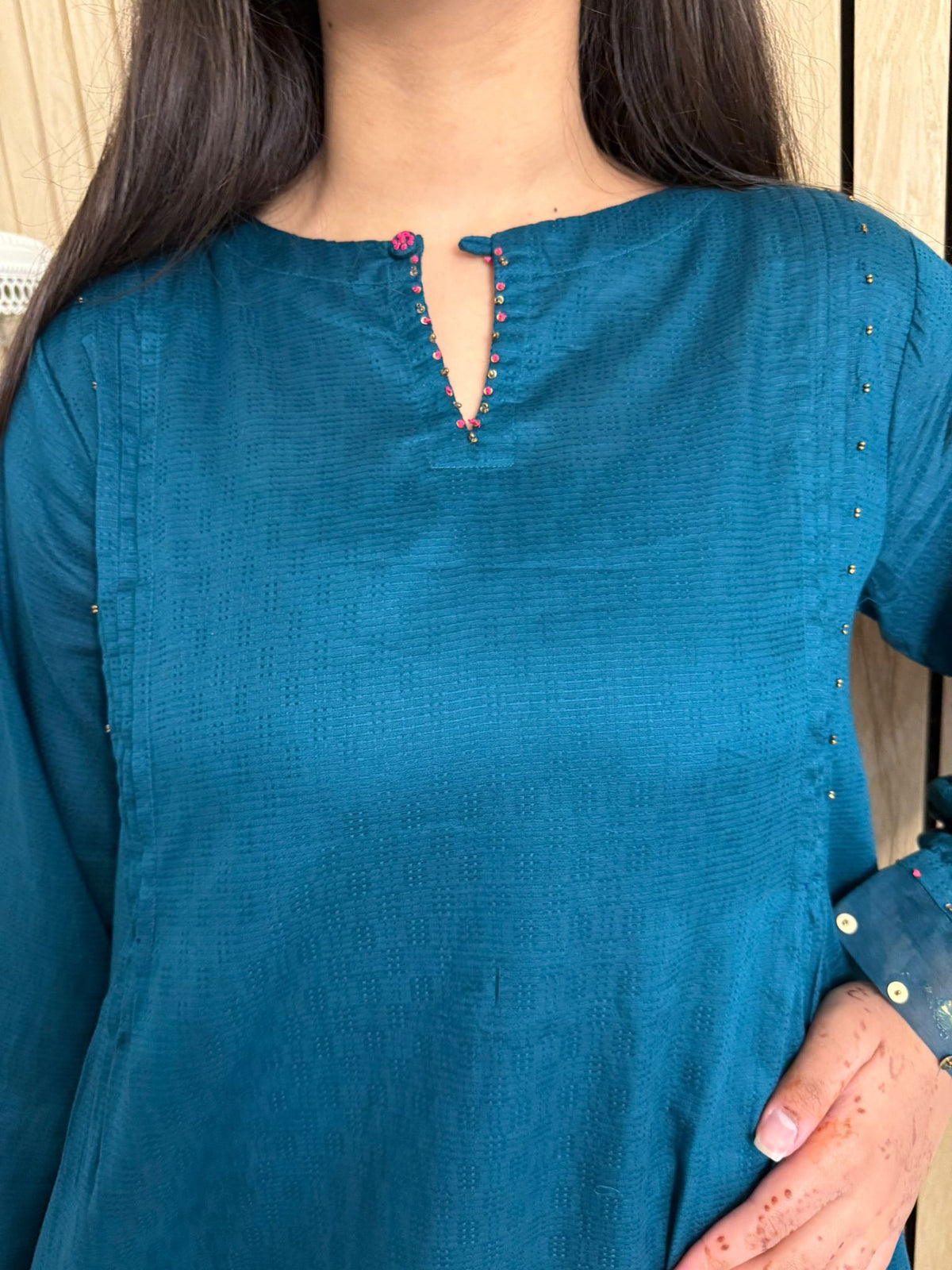 Nazma 2pc Plain Lawn Suit U3-B4