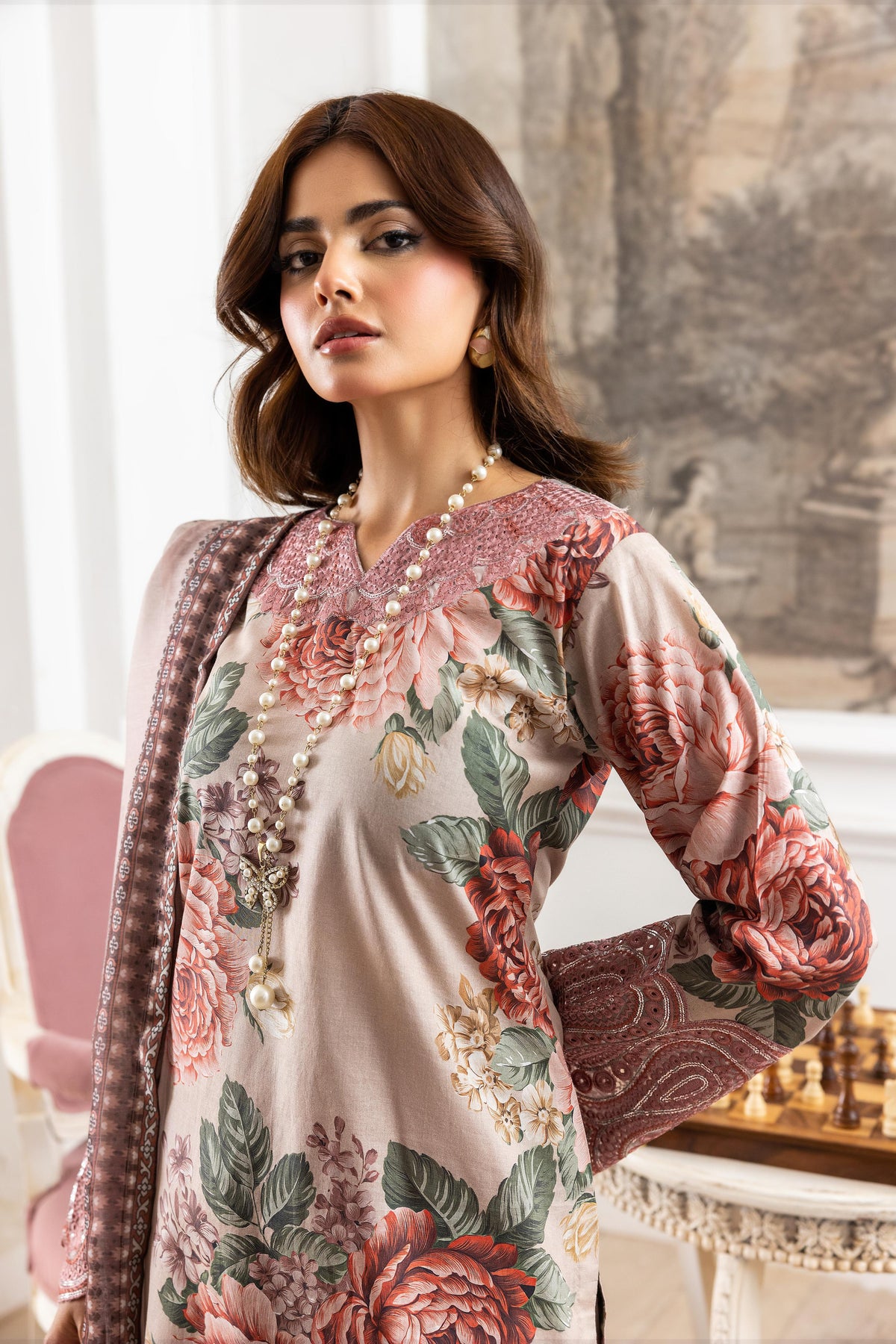 Khushbu E Bahaar By Raniya 3pc Lawn Shalwar Suit