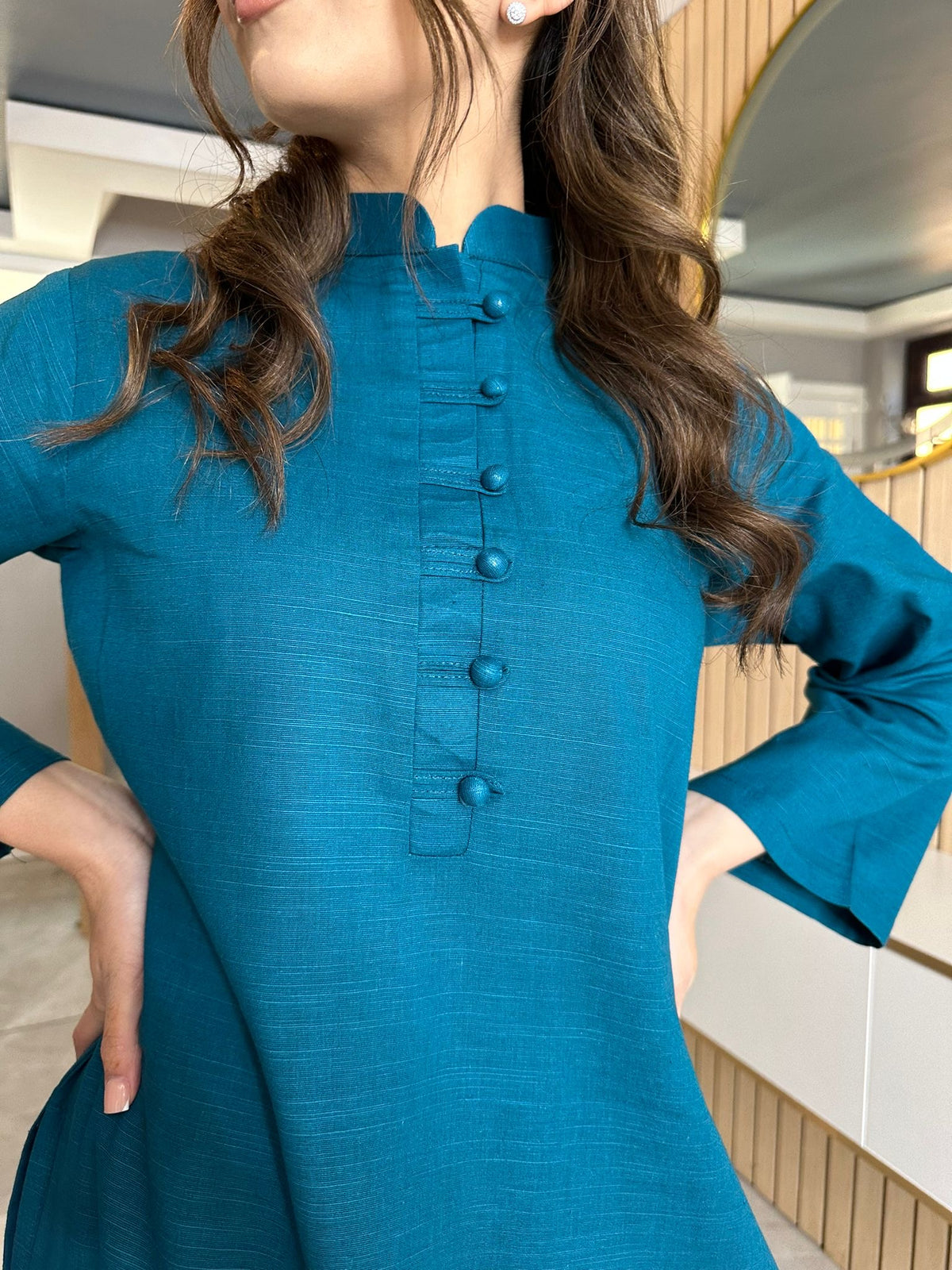 Tamina Khaddar 2pc Button Co-ord