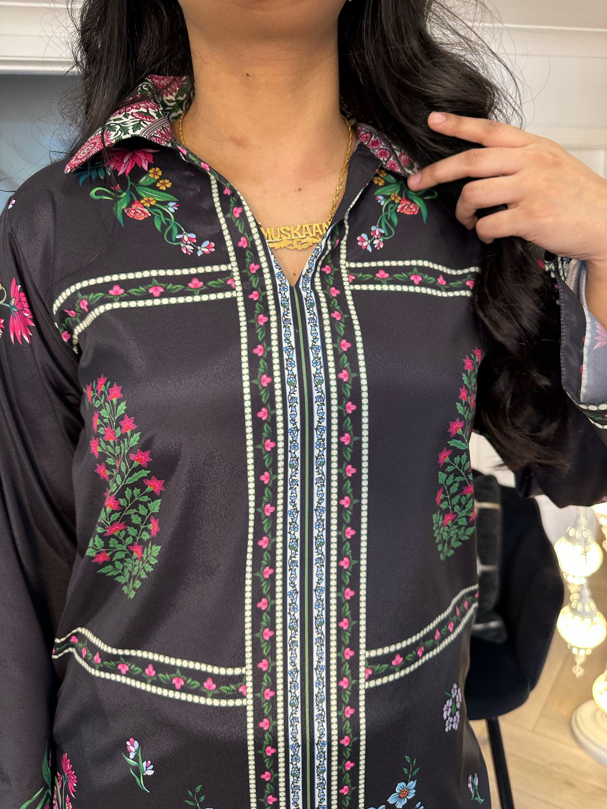 Designer By Ally’s Silk 2pc Co-Ord D1-C