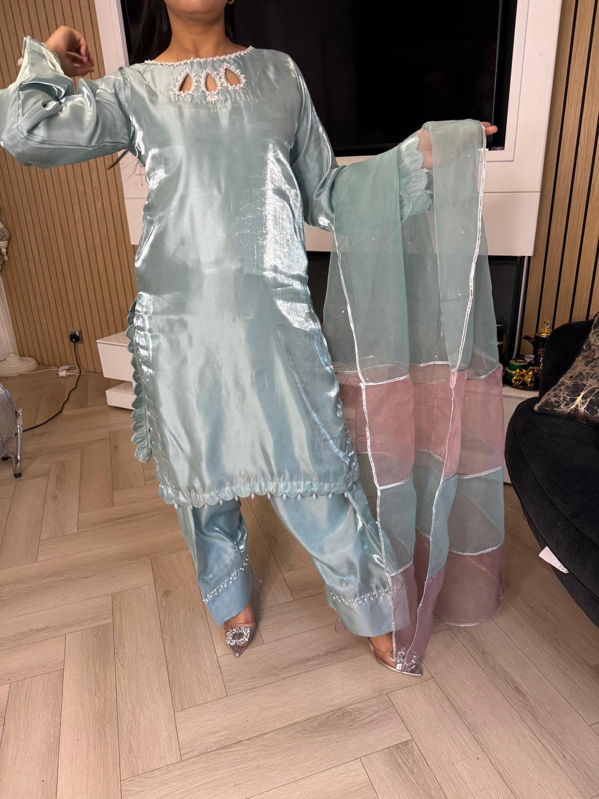 Designer By Ally’s 3pc Luxury Silk U3-E5