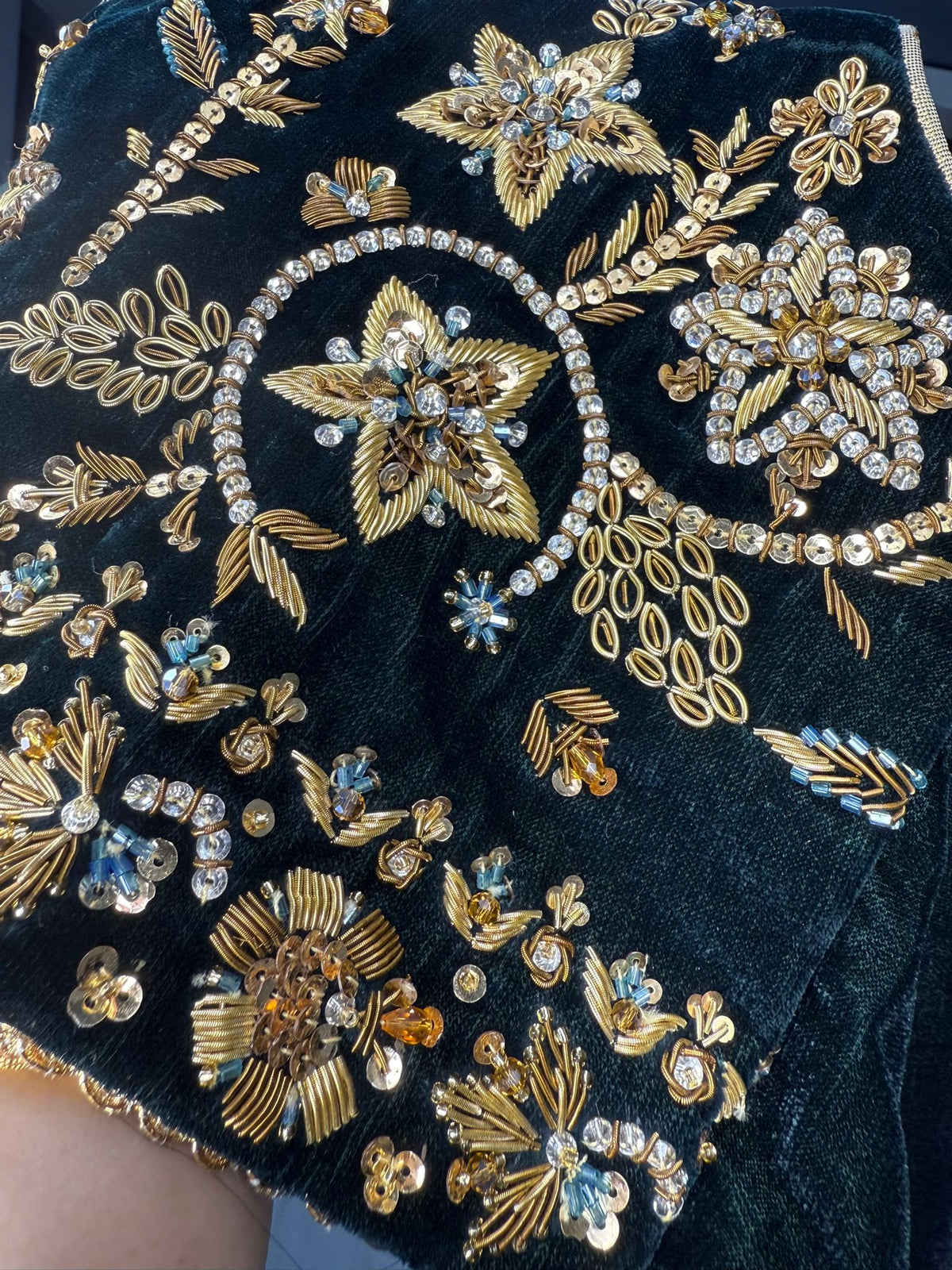 Rehma Luxury 3pc Silk Suits with Embroidered Velvet Koti