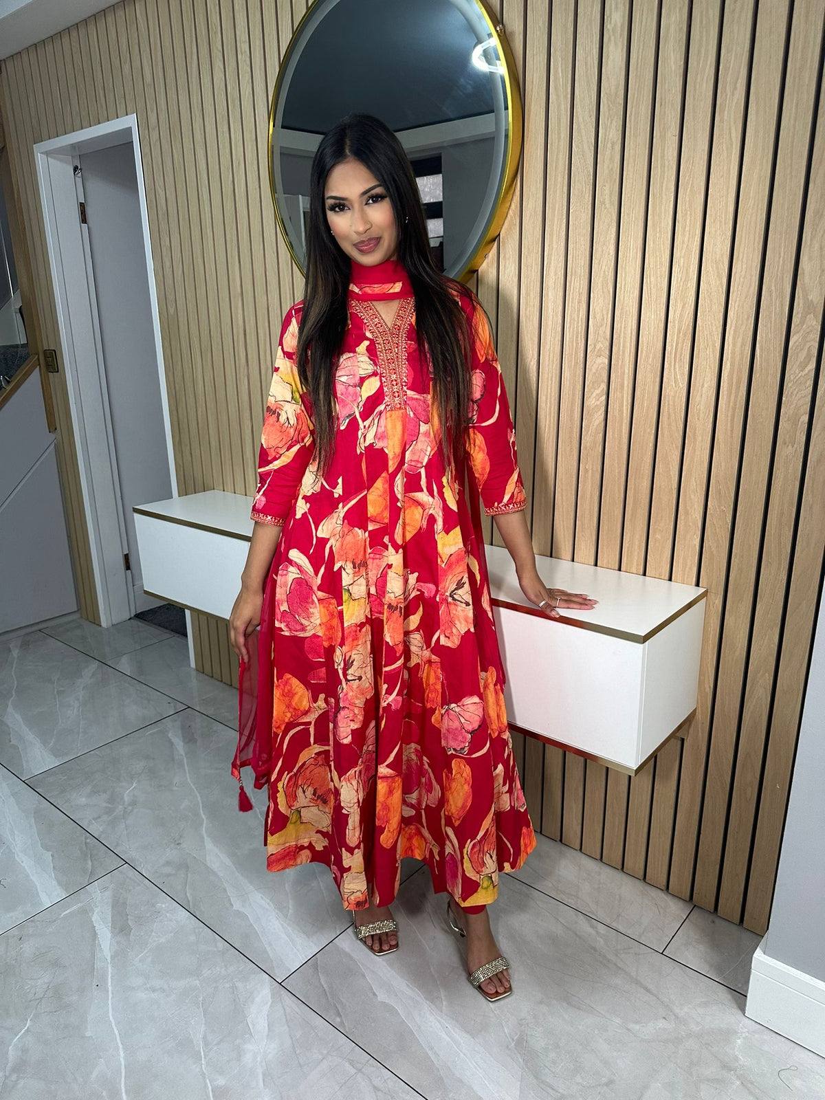 Rana 3pc Indian Cotton Frock