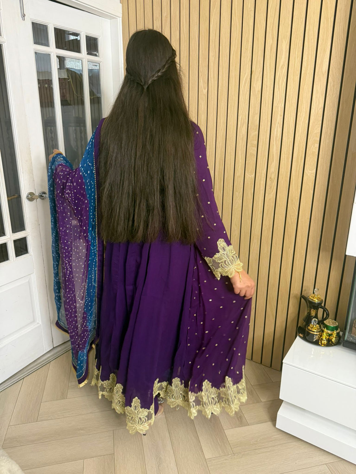 Farrah 3 Piece Maxi - purple D2-D3