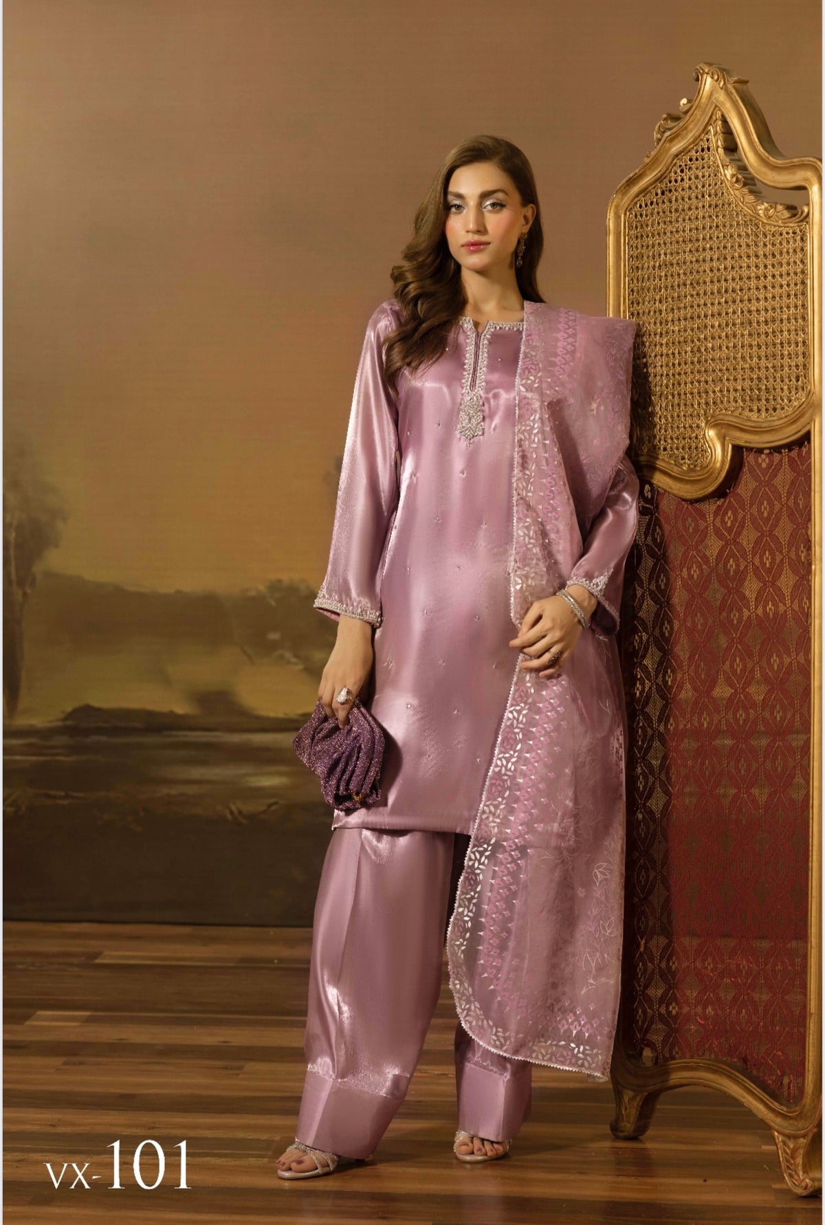 Designer By Ally’s 3pc Luxury Silk U3-E5